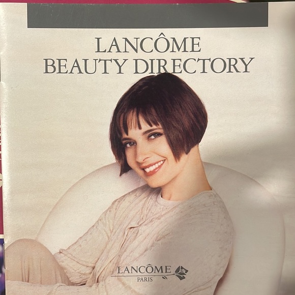 Vintage Lancôme Cosmetics Isabella Rossellini Print Ads and Gift Paper Bags - Picture 10 of 11